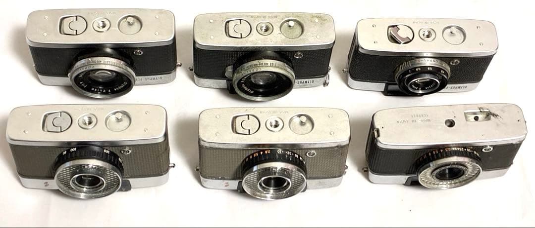 オリンパス フィルムカメラ 6台セット　PEN D／EE／EES／EE-3／S等