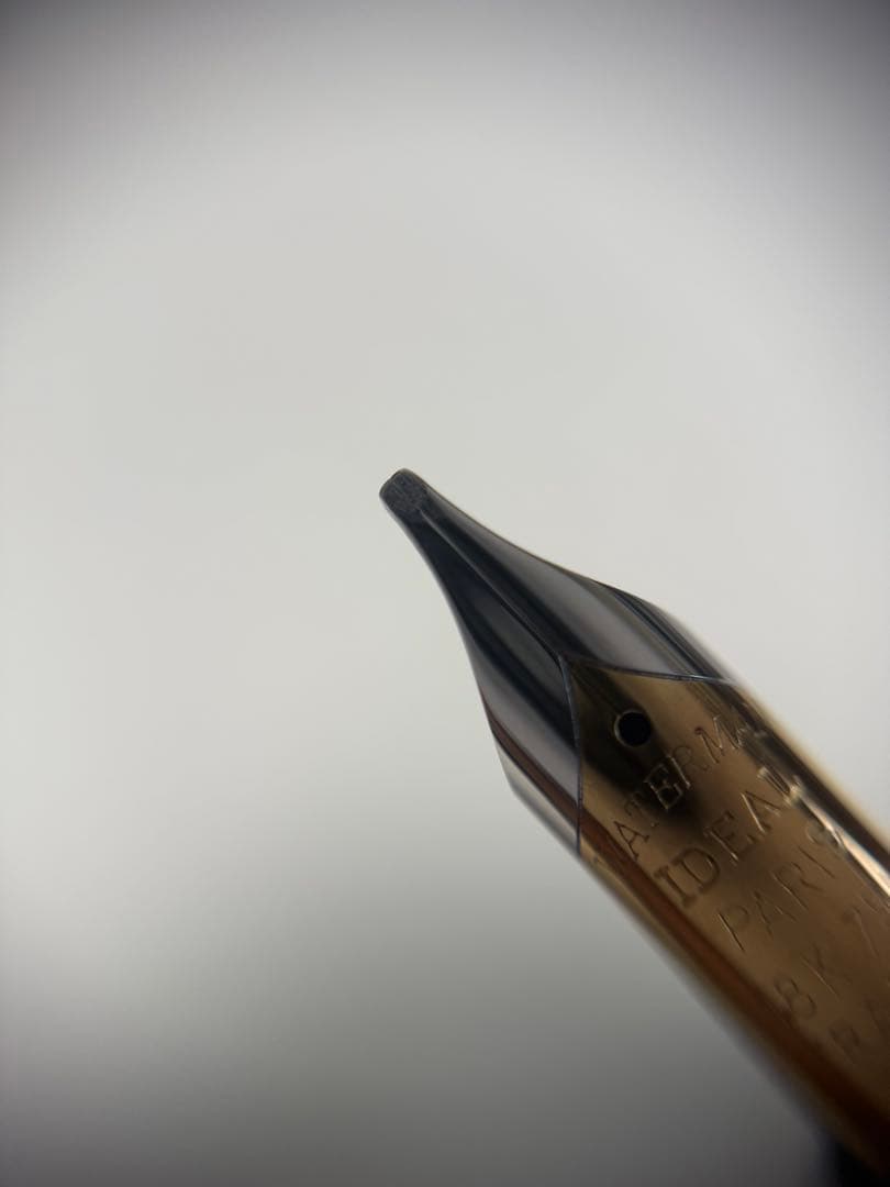 エボナイト、漆日本製、WATERMAN ウォーターマン ペン先 18K 750