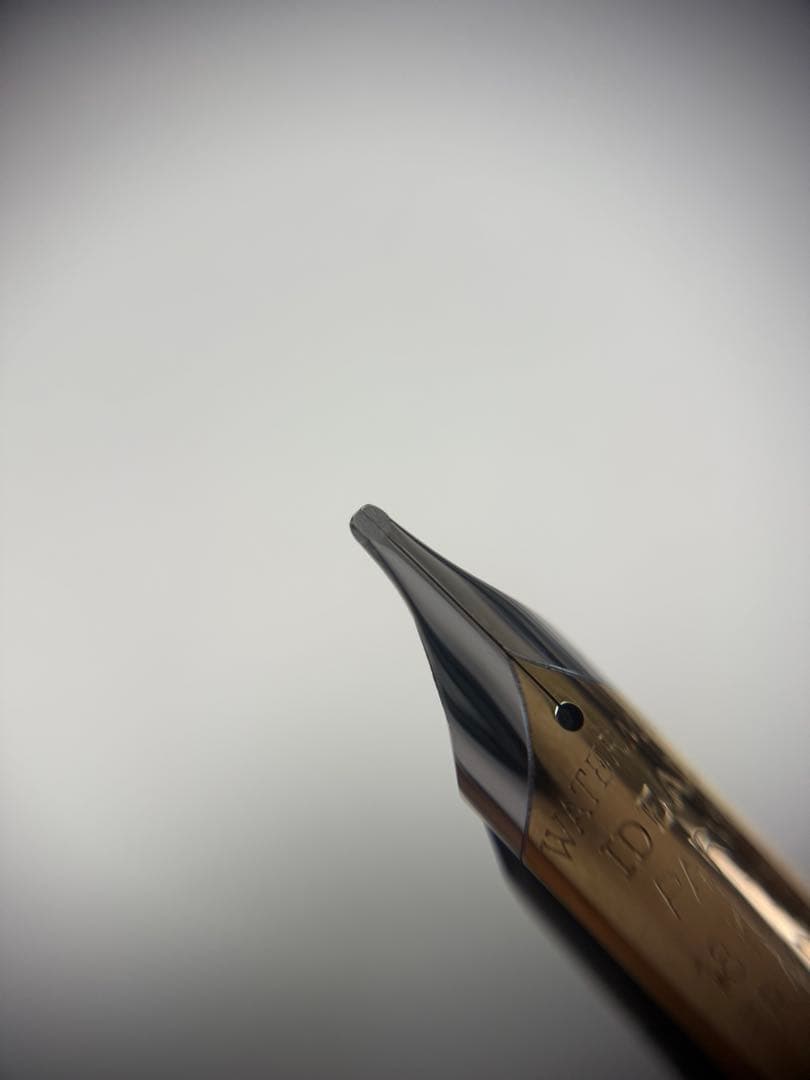 エボナイト、漆日本製、WATERMAN ウォーターマン ペン先 18K 750