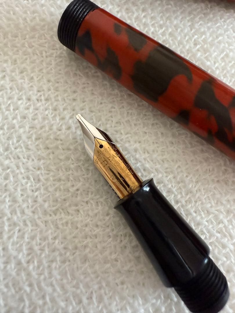エボナイト、漆日本製、WATERMAN ウォーターマン ペン先 18K 750
