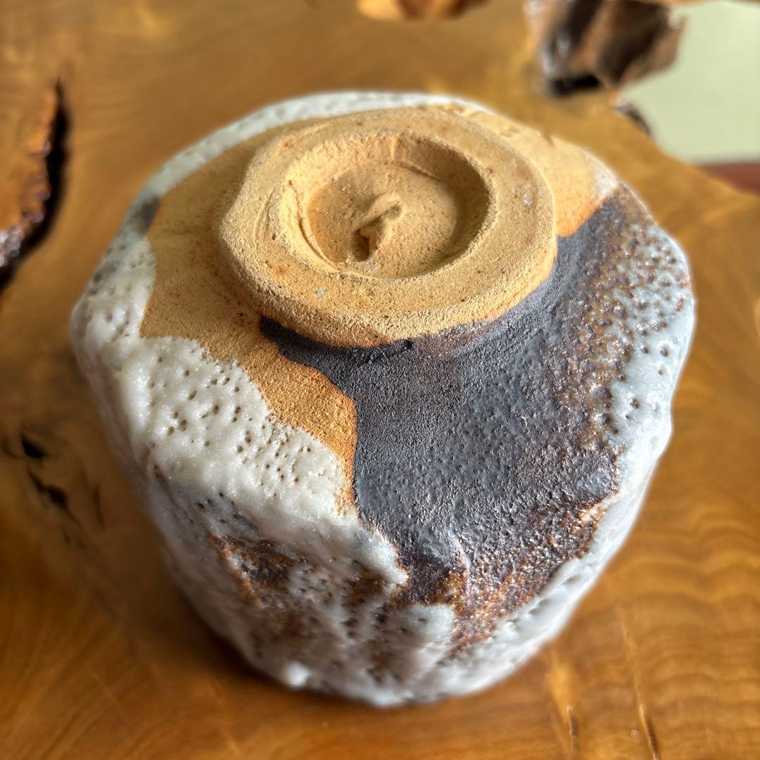 志野焼 小崎一陽造 抹茶碗 茶道具 共箱(54m)