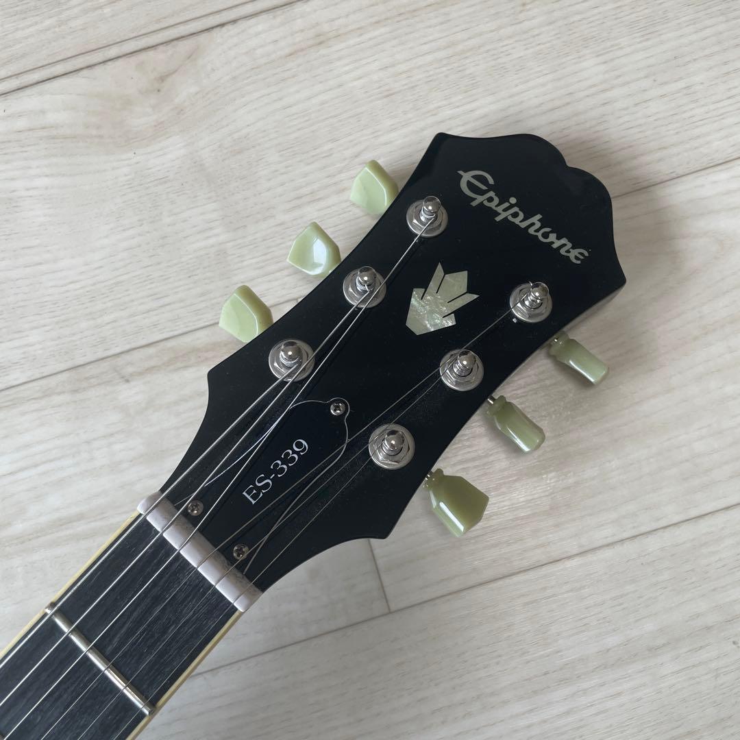Epiphone ES-339 ブラック セミアコースティックギター