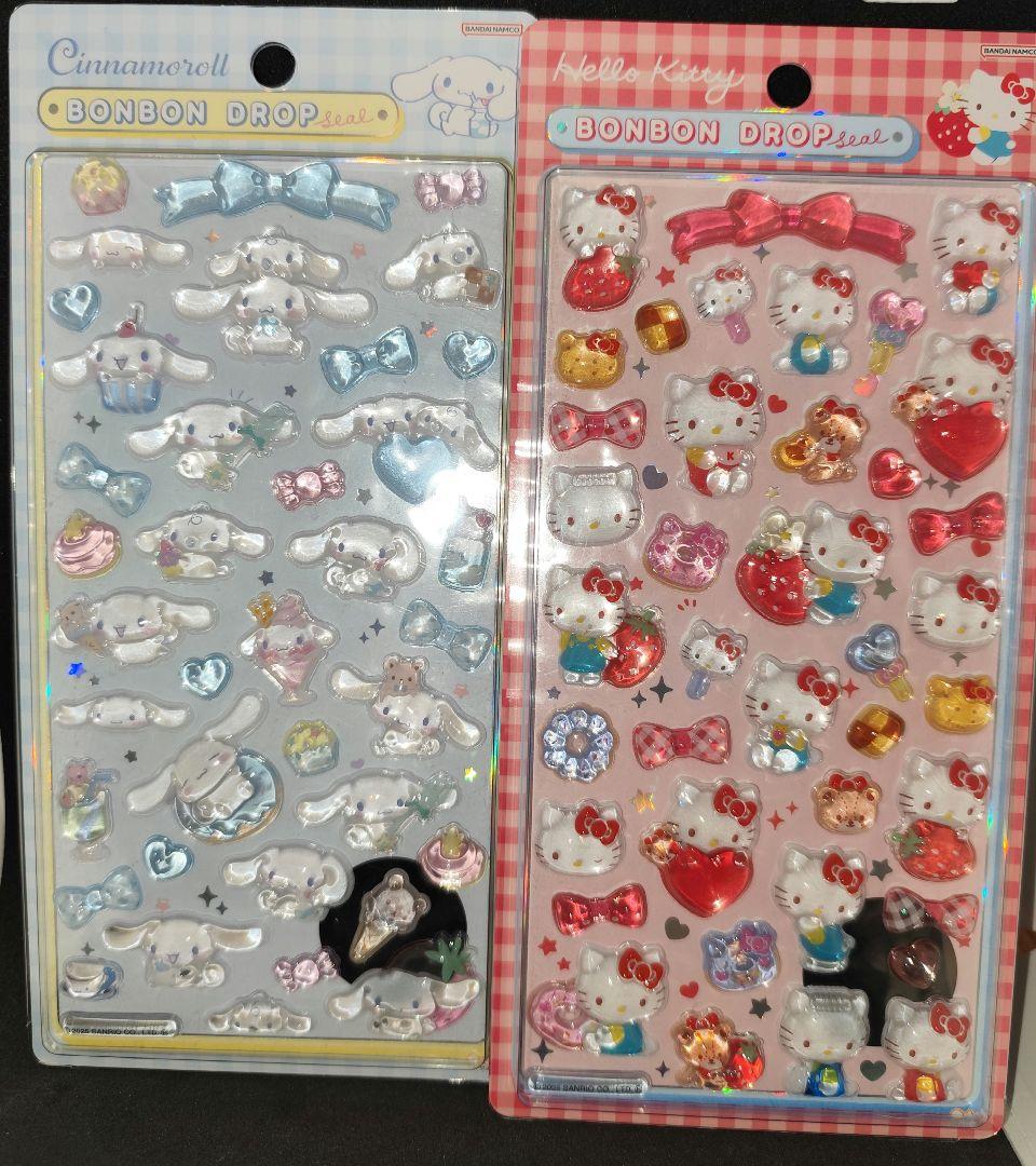 【正規品】ボンボンドロップシール　サンリオ　第2弾　8種類　フルコンプ
