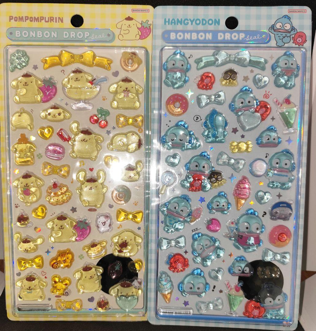 【正規品】ボンボンドロップシール　サンリオ　第2弾　8種類　フルコンプ