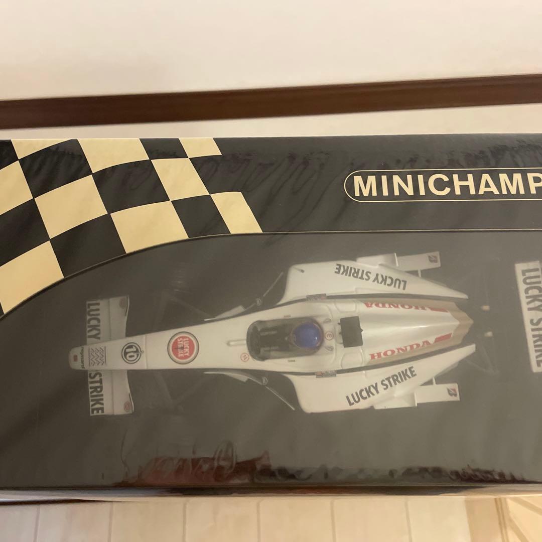 新品　限定　ミニチャンプス　1/18 BARホンダ　2001 J.ヴィルヌーブ