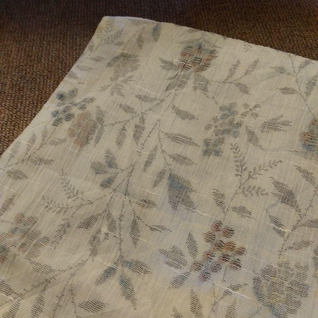 越後上布　小千谷ちぢみ　麻　着物　着用可　古布　はぎれ　材料　素材　リメイク