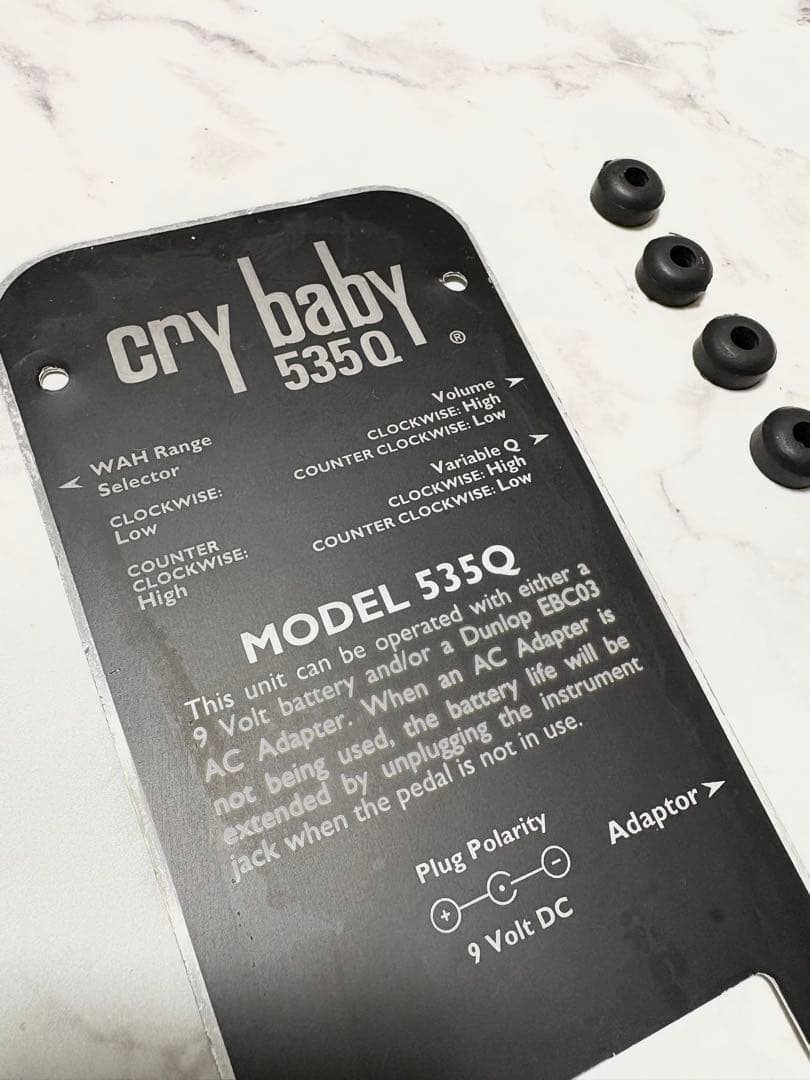 送料込 JimDunlop CryBaby Wah 535Q