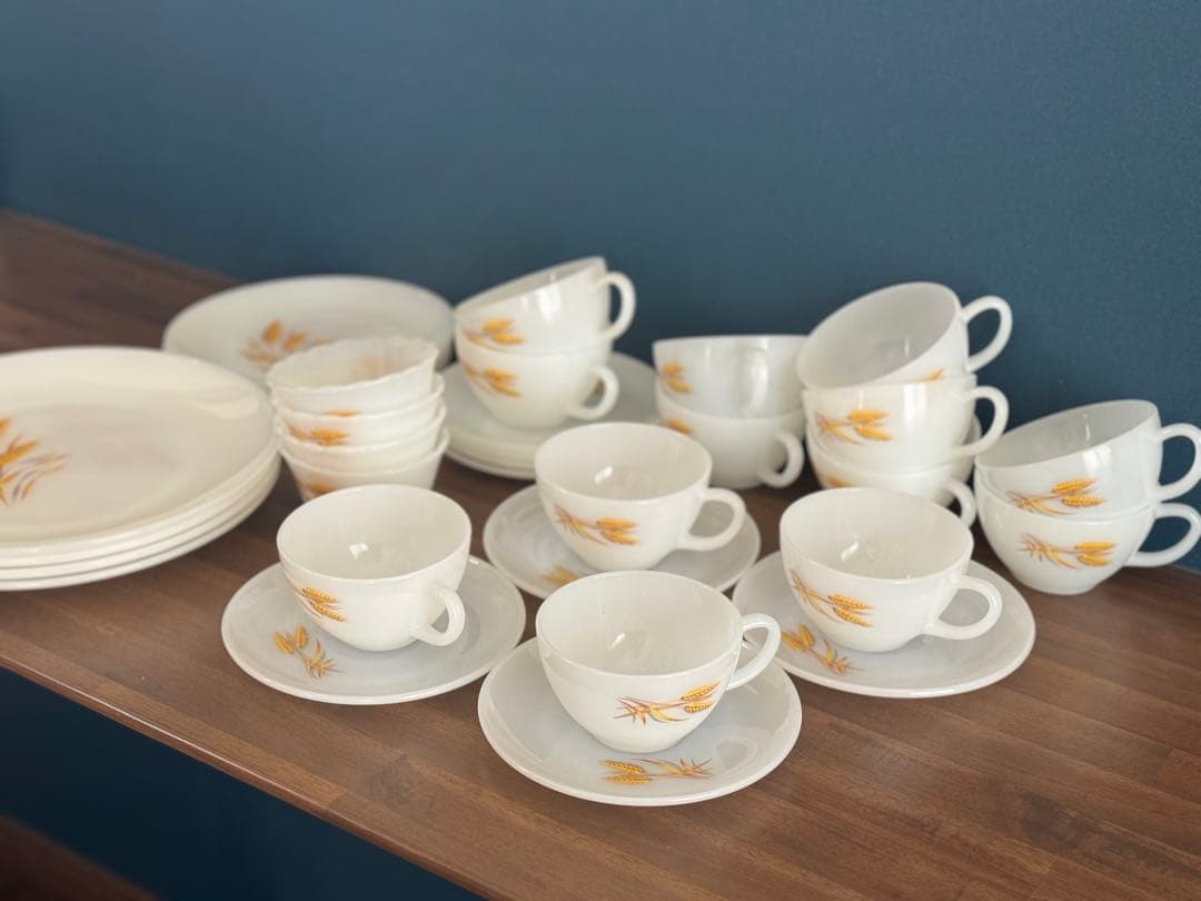 ファイヤーキング　ウィート　カップソーサープレート