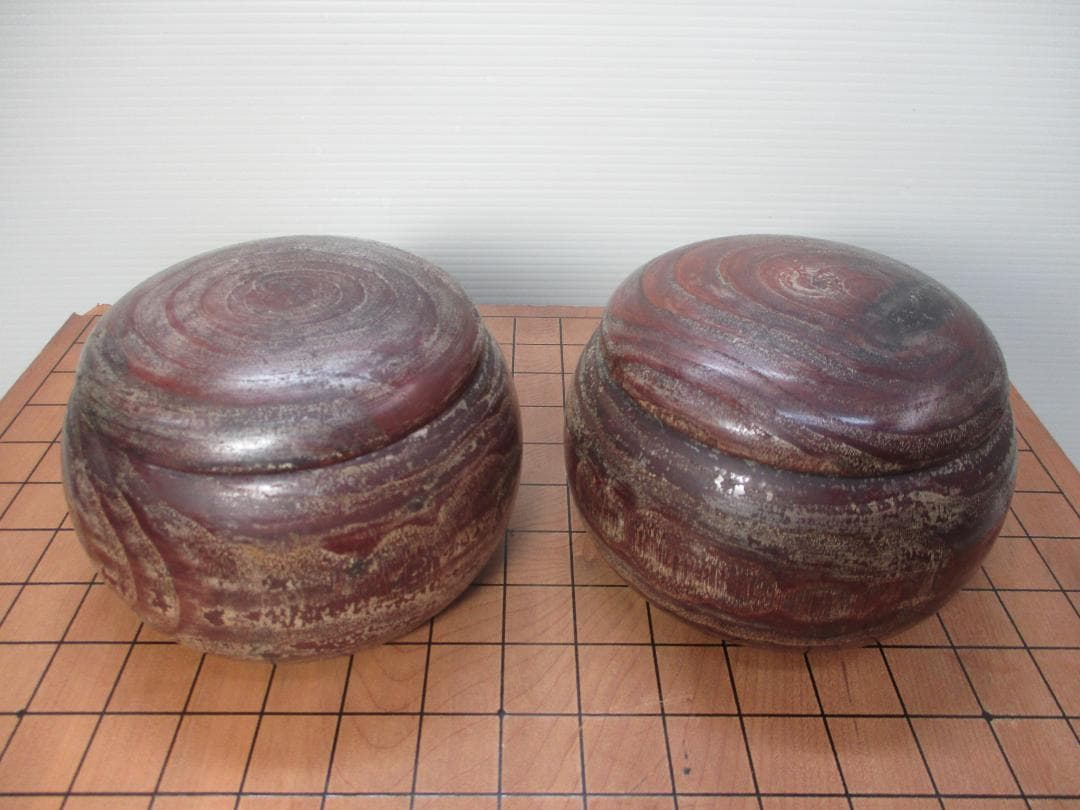 古い囲碁セット 囲碁盤 碁石セット 厚さ10cm