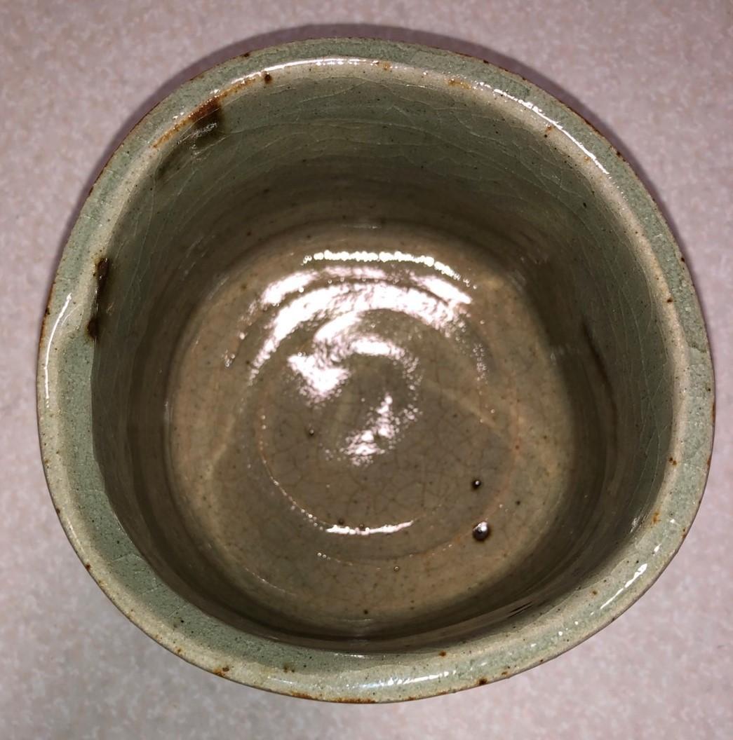 ◆ 灰釉車　天平　茶碗 ◆
