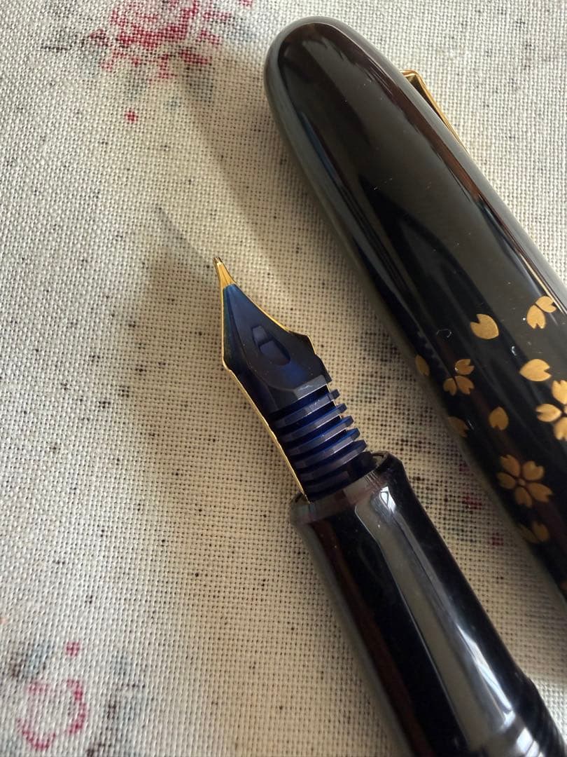 パイロット蒔絵万年筆、御所車