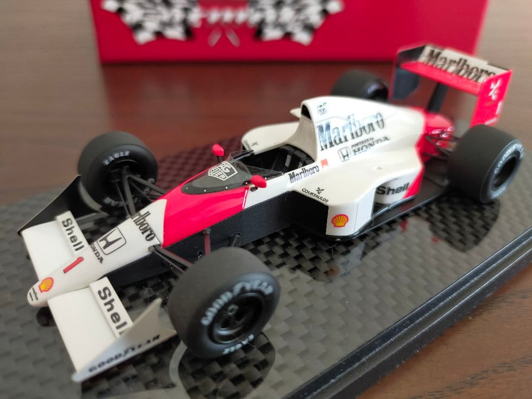 アイドロン 1/43 マクラーレン ホンダ MP4/5 日本GP アイルトンセナ