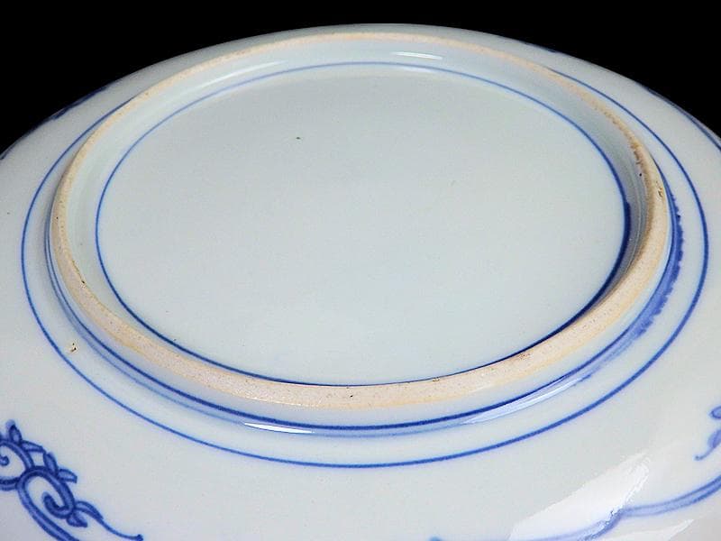 大聖寺伊万里　金襴手 花鳥紋に鳳凰の図　8寸皿　C777 AS-fbtw