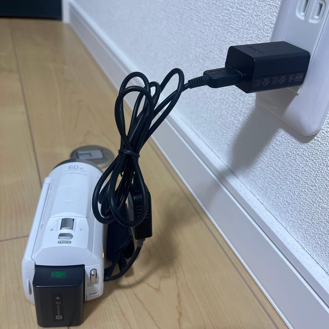 SONY HDR-CX680 ホワイト ビデオカメラ本体