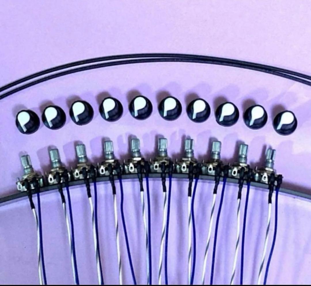 ⭐️パチスロ/パチンコ実機用抵抗入無段階ボリューム調整器1kΩ50個set送料込‼️