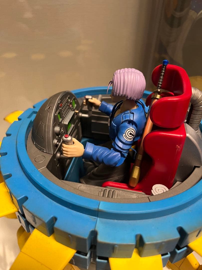 ドラゴンボール　プラモデル　タイムマシン　29cm 全塗装　(難あり)