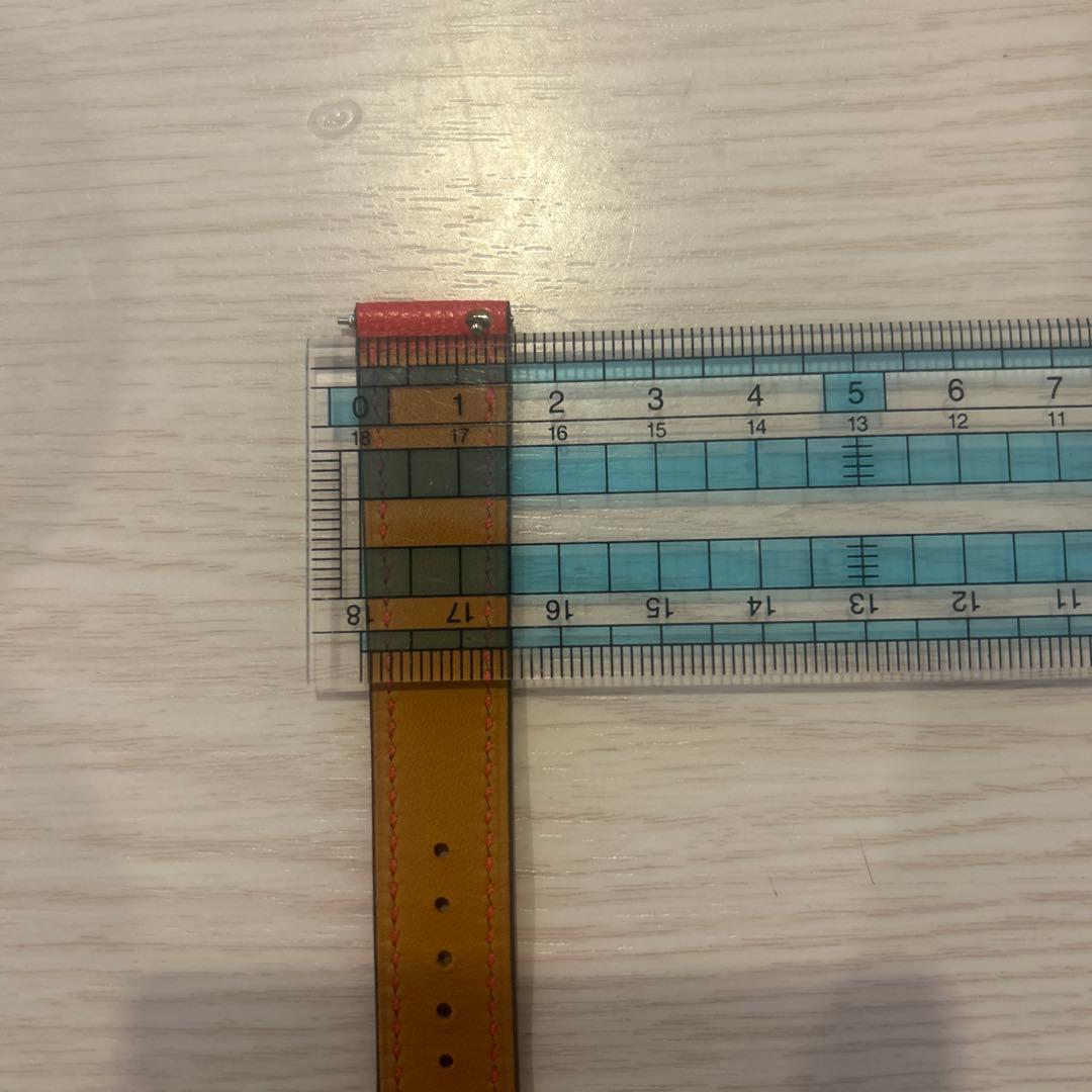 【値下げしました】エルメス　Hウォッチ用 ベルト　エルメスレザーベルト