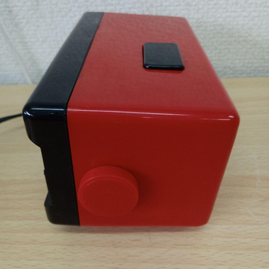 SEIKO パタパタ置時計 レッド/ブラック動作可