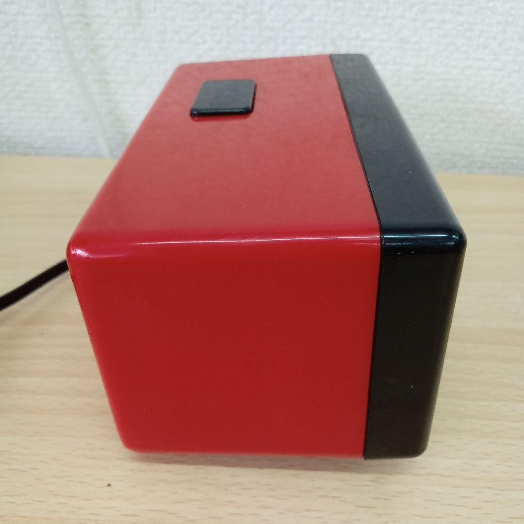 SEIKO パタパタ置時計 レッド/ブラック動作可