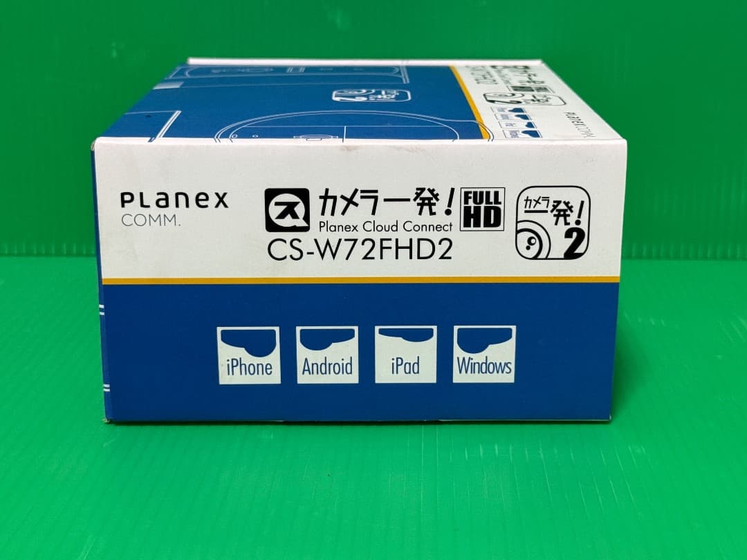 プラネックスPlanexカメラCS-W72FHD2(Wi-Fi/有線LAN対応)