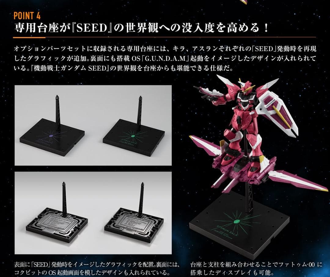 オプションパーツセット GフレームFA フリーダムガンダム＆ジャスティスガンダム