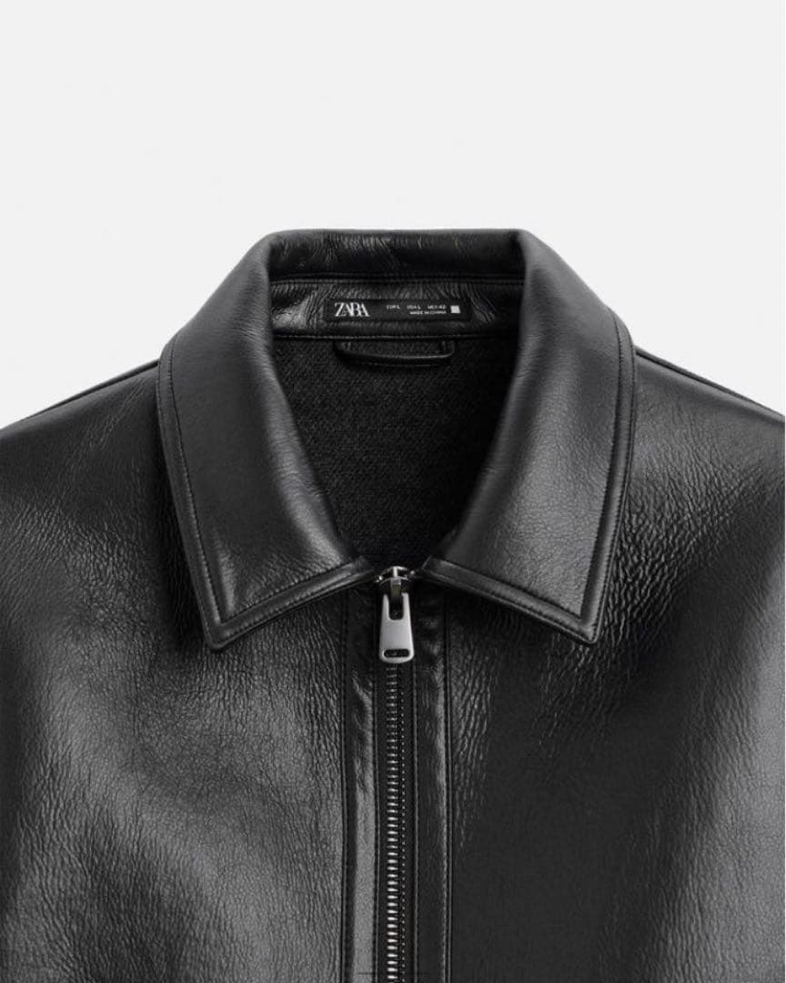 ZARA ザラ　フェイクレザージャケット　XLサイズ