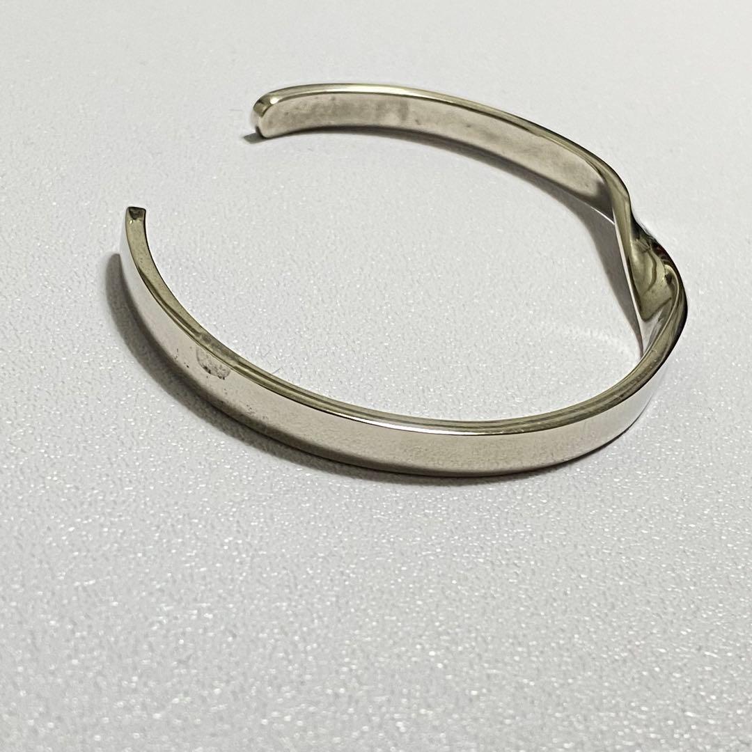 ポールスミス　バングル　ツイスト　シルバー