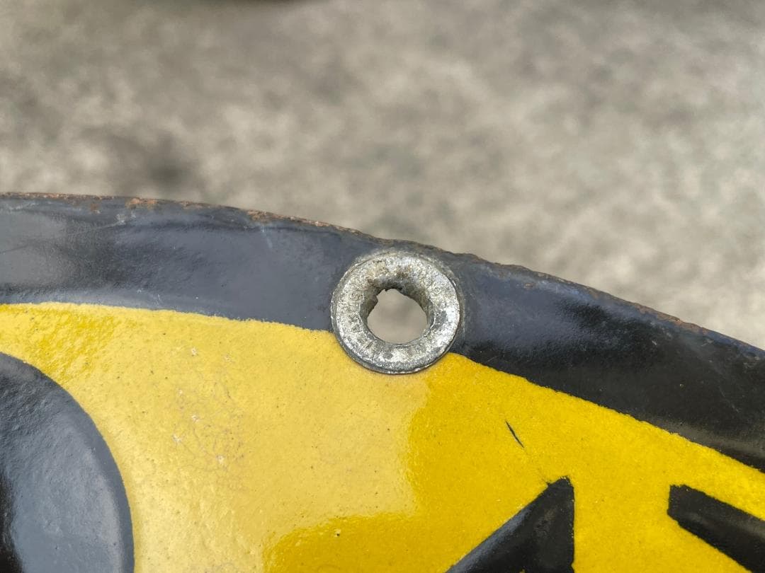 戦前 ホーロー看板 SOCONY ソコニー 希少 上松バージョン 昭和レトロ