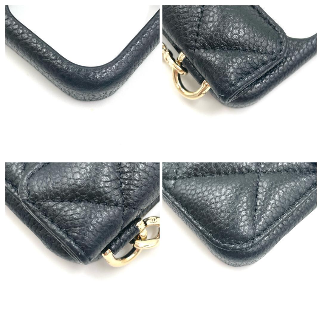 ✨️極美品✨️ シャネル マトラッセ キャビアスキン iPhone 13 Pro