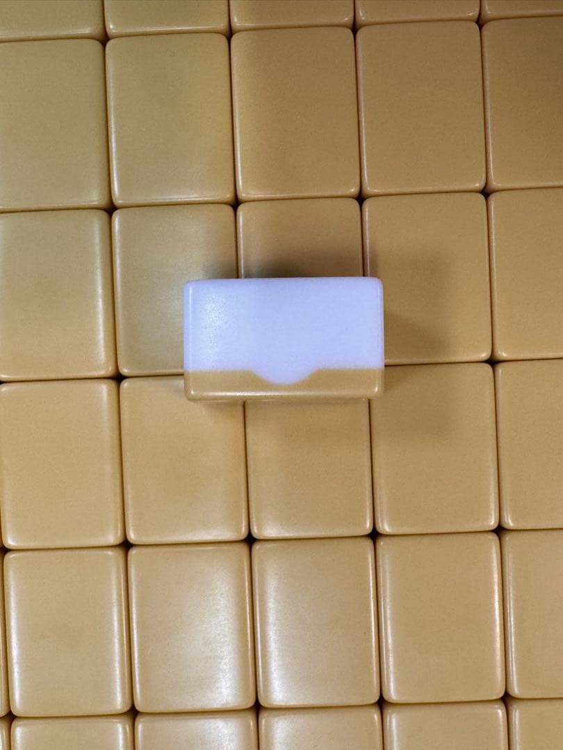 全自動雀卓用麻雀牌　センチュリー　ドデカ牌　青・黄色　ゲタ付き　中古　送料込み