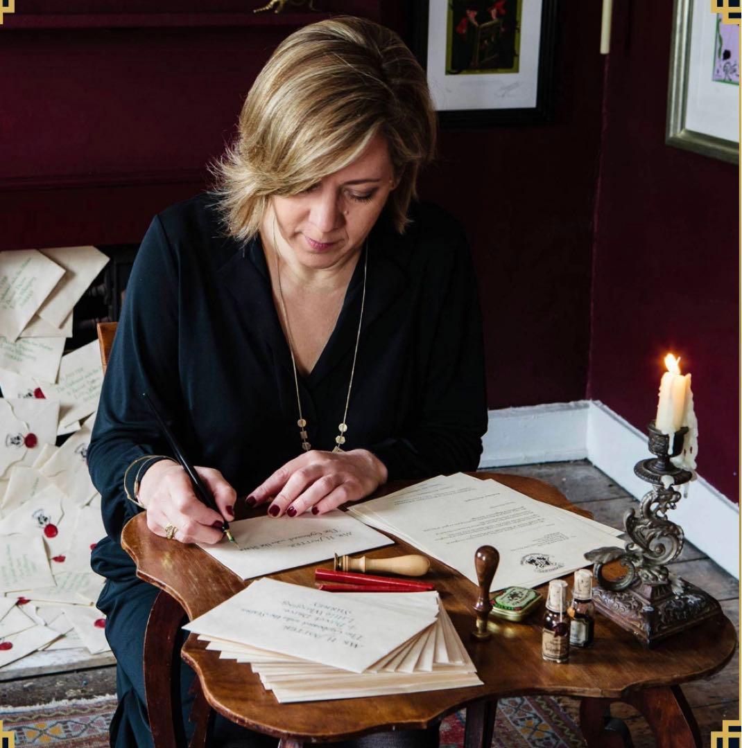 ハリーポッター ミラフォラ・ミナ手書き　ホグワーツ入学許可証レター手書きレプリカ