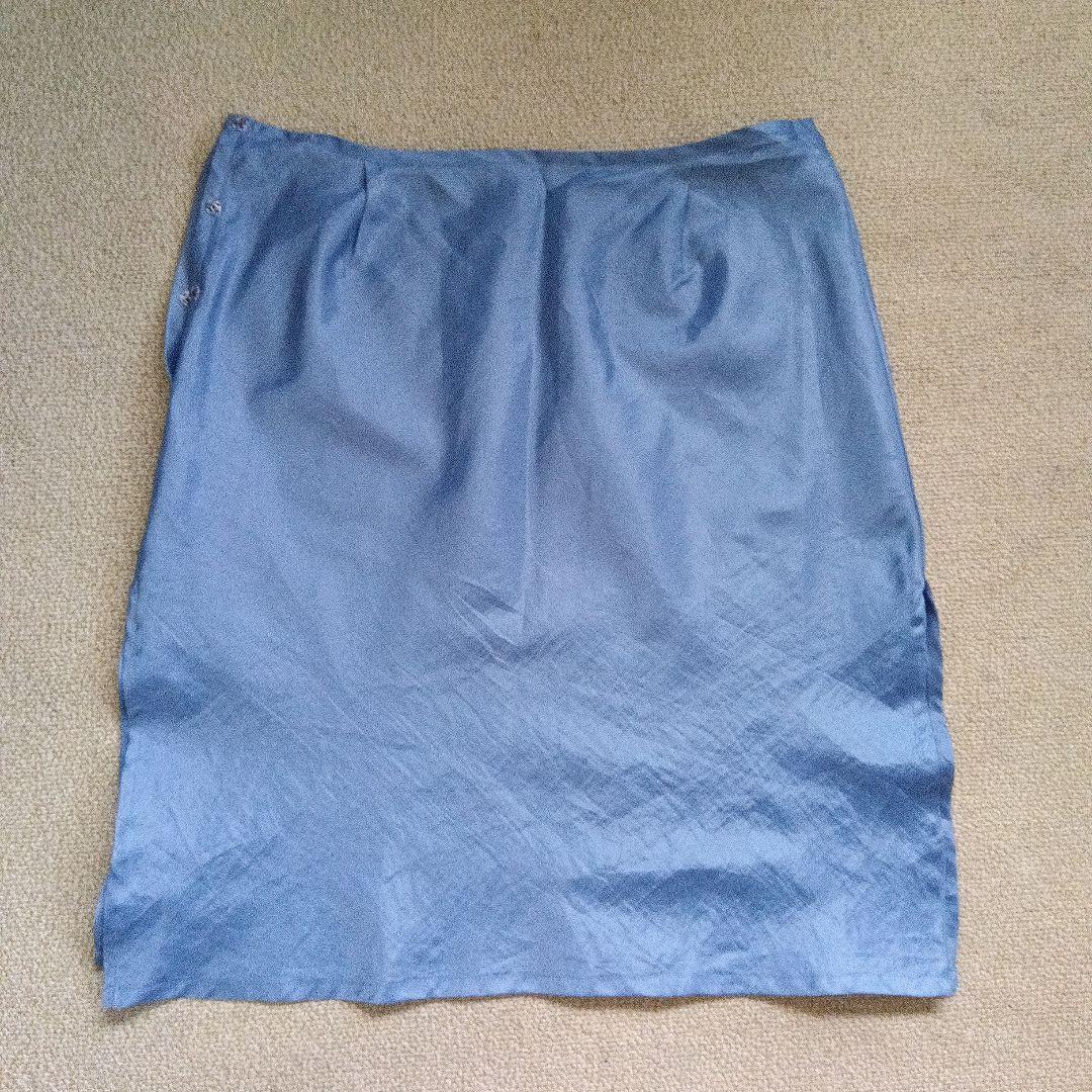 【美品】バーバリーブルーレーベル ラップスカート 38