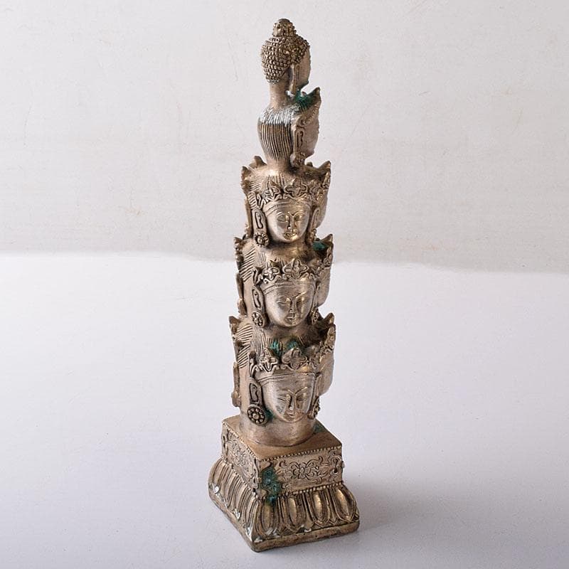 仏教美術　古銅青銅　十一面観音菩薩像　仏像　置物　C　7798