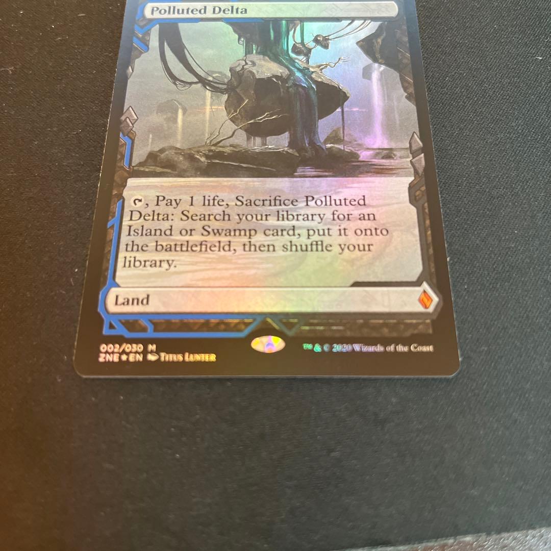 汚染された三角州　英語　1枚