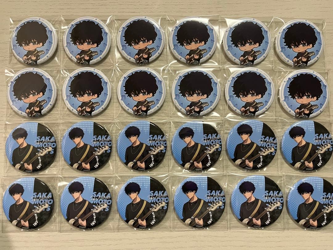 サカモトデイズ　まねきねこ　勢羽夏生　缶バッジ