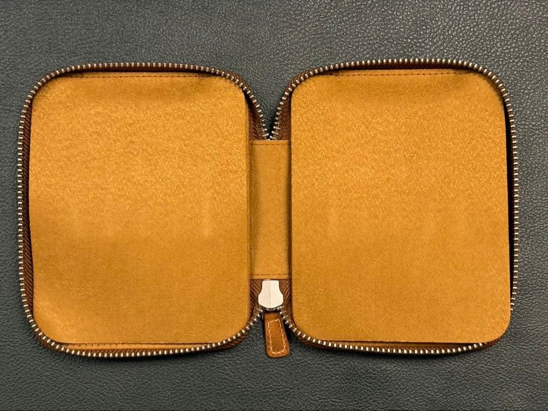 ガレンレザー　10本差しペンケース　 クレイジーホースブラウン