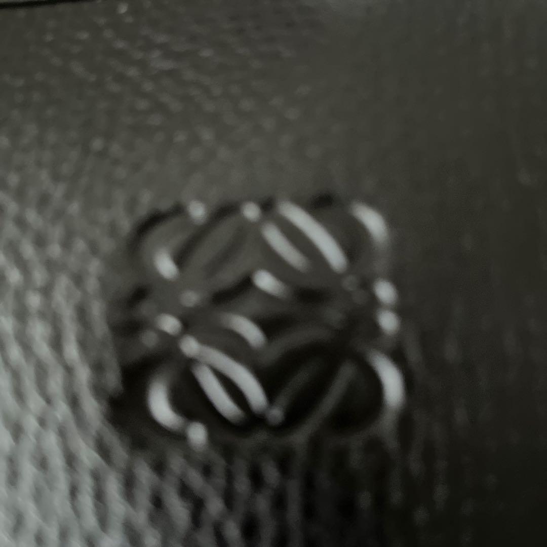 ロエベ　アマソナ28 ハンドバッグ レザー　ブラック　シルバー金具