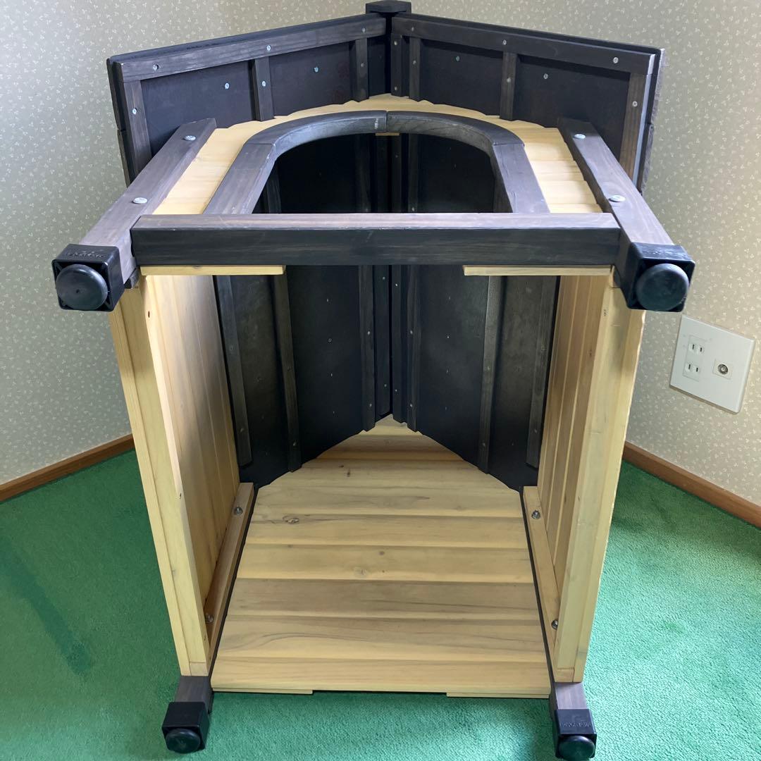 アイリスオーヤマ　木製犬小屋 中型犬用