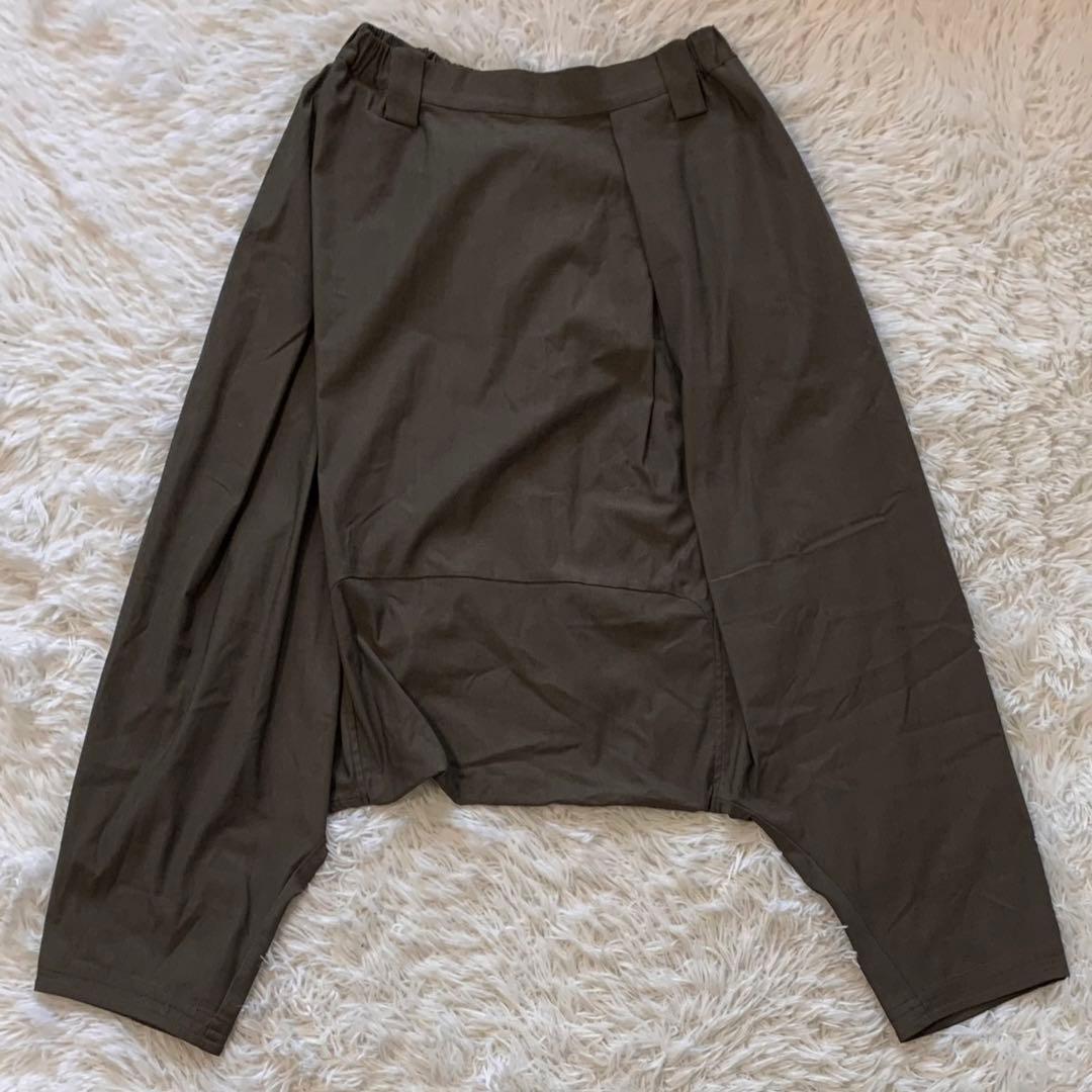 新品 MOYURU 萠 モユル サルエルパンツ ブラウン Mサイズ Lサイズ