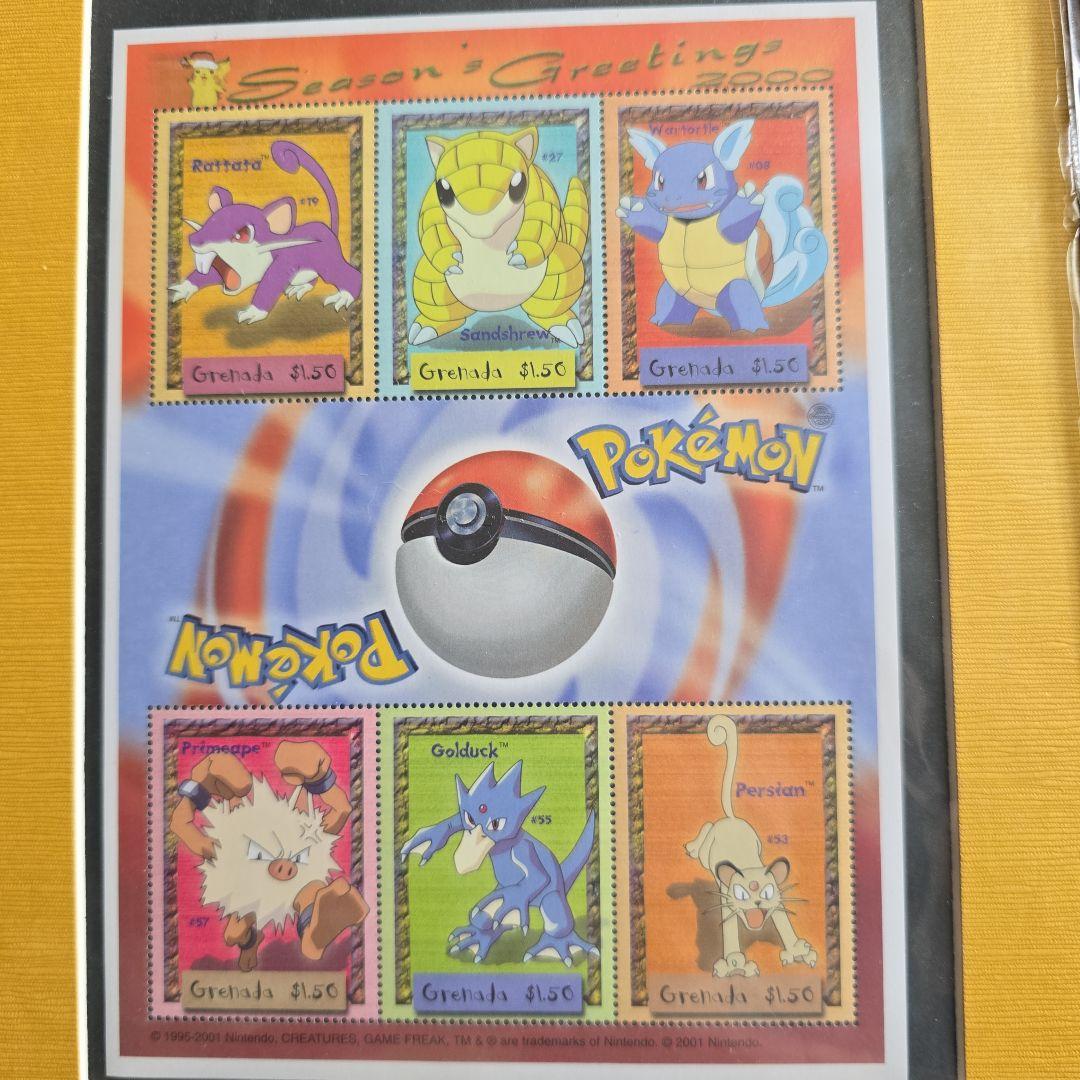 ポケットモンスター 【正規品】海外切手シート バラ売り可