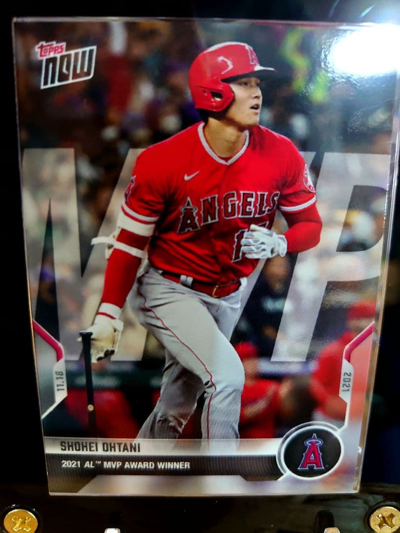 大谷翔平&トラウト topps now MVP award special