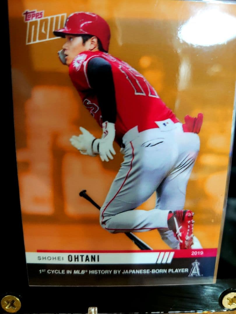 大谷翔平&トラウト topps now MVP award special