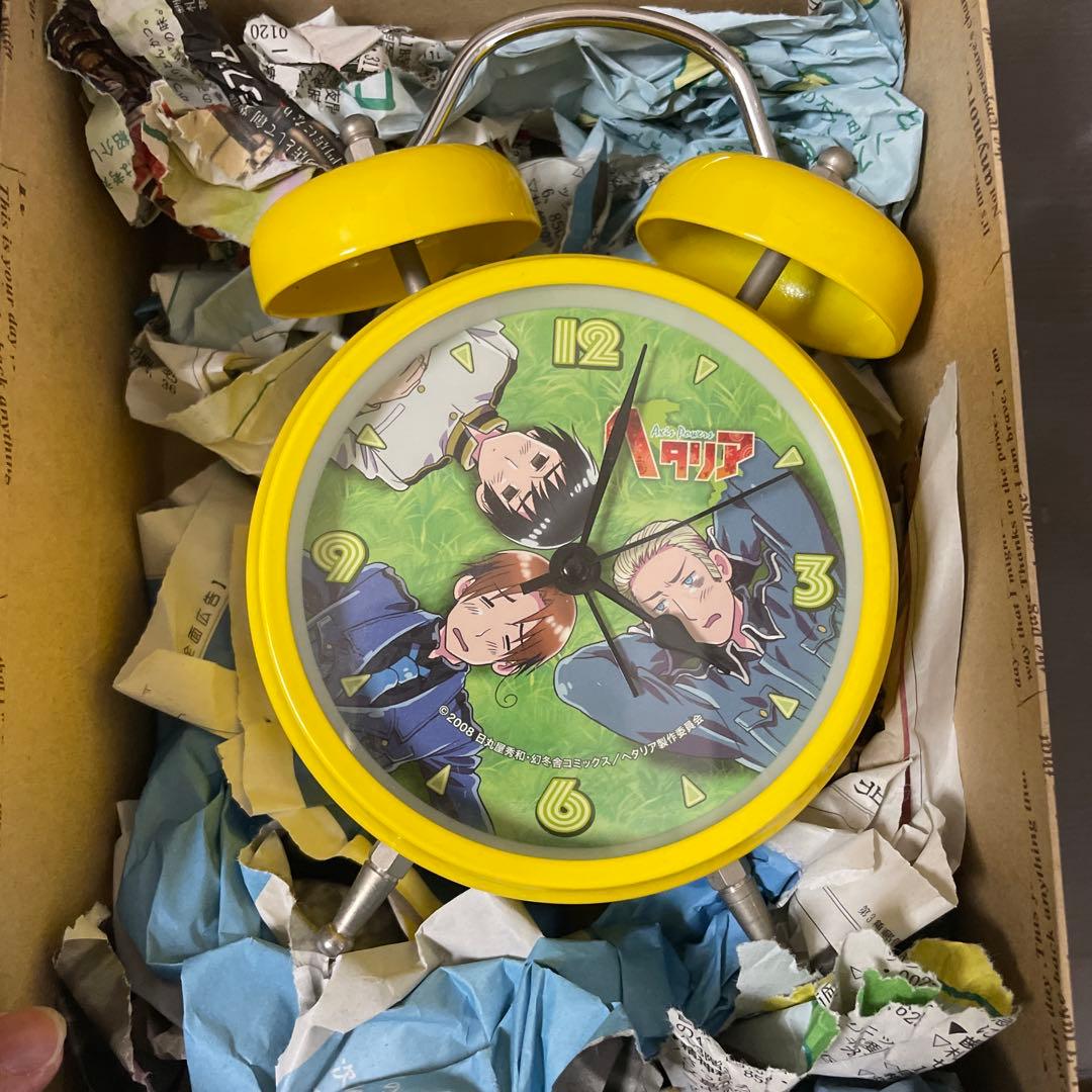 ヘタリア 音声入り目覚まし時計 A:枢軸国（北イタリア、ドイツ、日本）