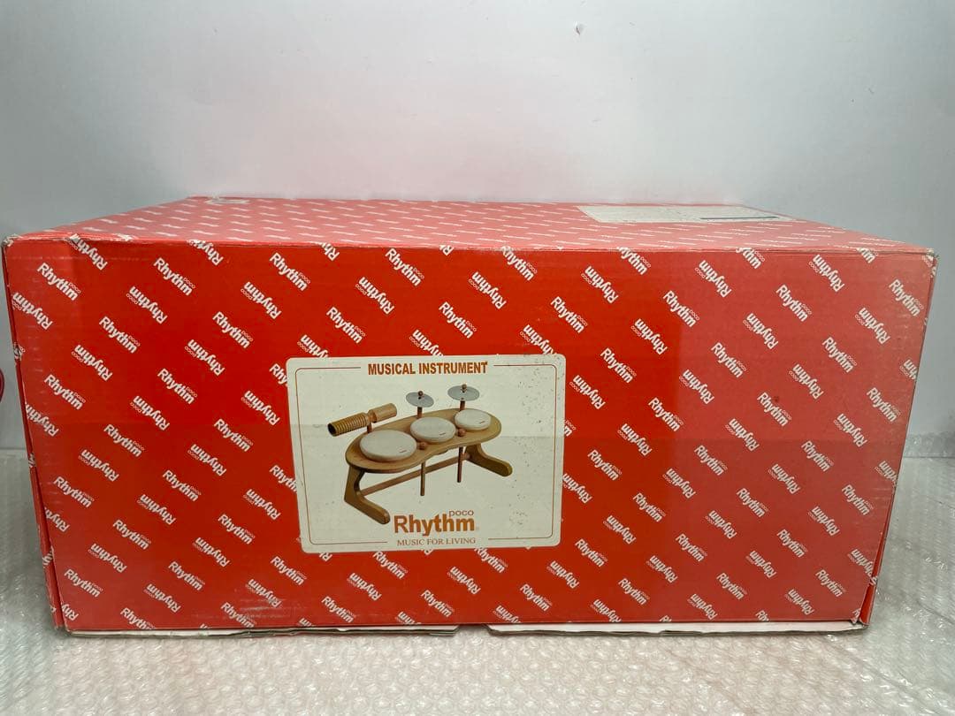 美品【Rhythm poco】リズム・ポコ ドラムセット　木製