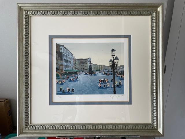 ヒロ・ヤマガタ　シルクスクリーン　「ダンスパーティ」