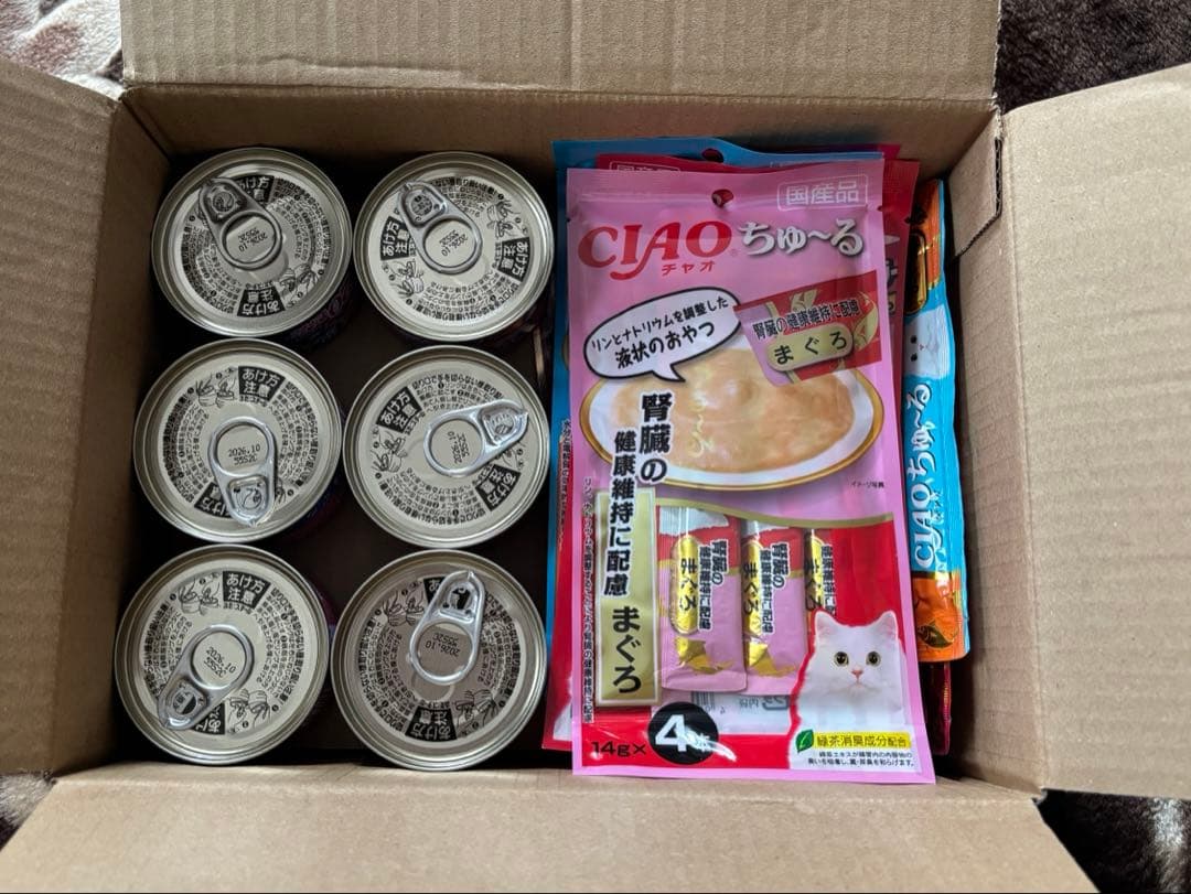 猫餌 銀のスプーン18歳以上用缶詰×30&チャオちゅ〜る等各種