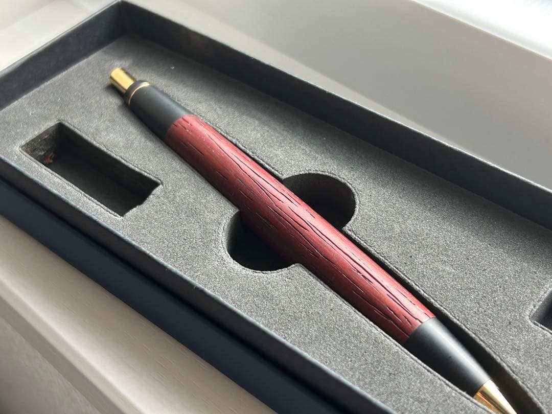 野原工芸　スタンダードボールペン　紅紫檀