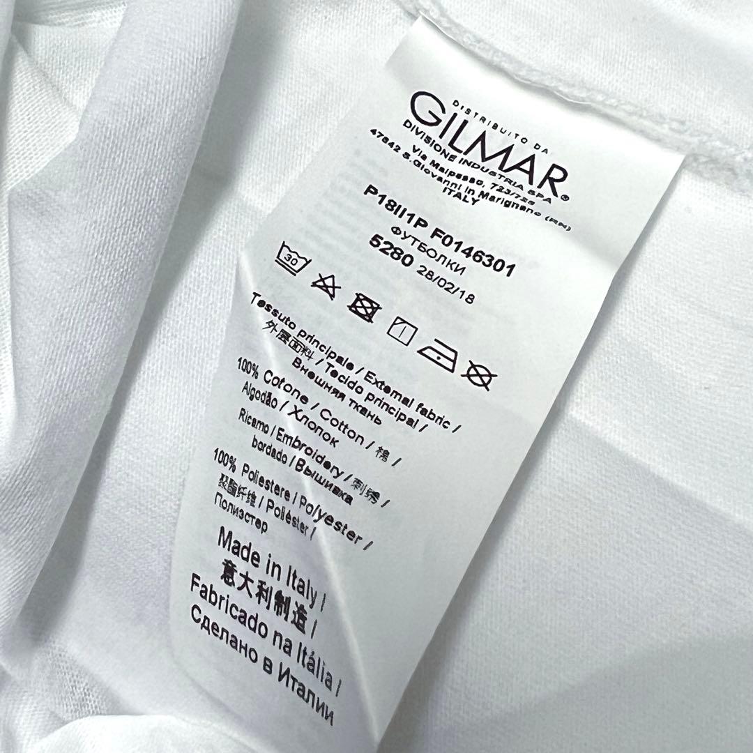 ICEBERG アイスバーグ ロゴ 5D 半袖Tシャツ 白 L イタリア製