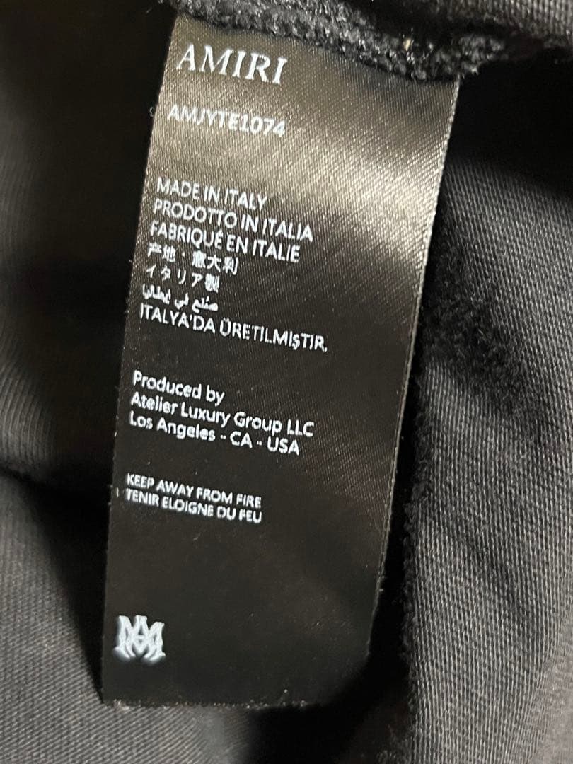 AMIRI MMロゴ ブラックTシャツタイムセール
