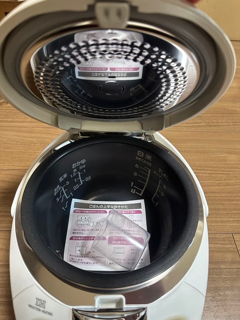 ち*う様 National IHジャー炊飯器1.0L SR-A10E-C ホワイ
